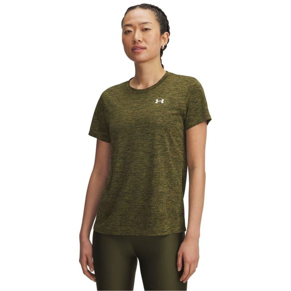 Under Armour Womens/Ladies Twist Short-Sleeved T-Shirt / Khaki Green